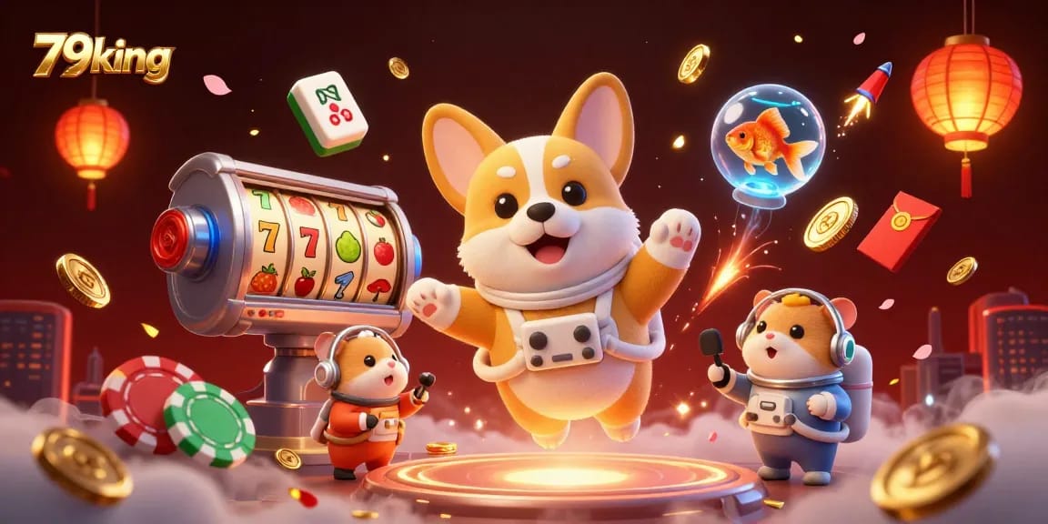 79king casino explores thrilling adventures with animated characters in a vibrant space station setting.