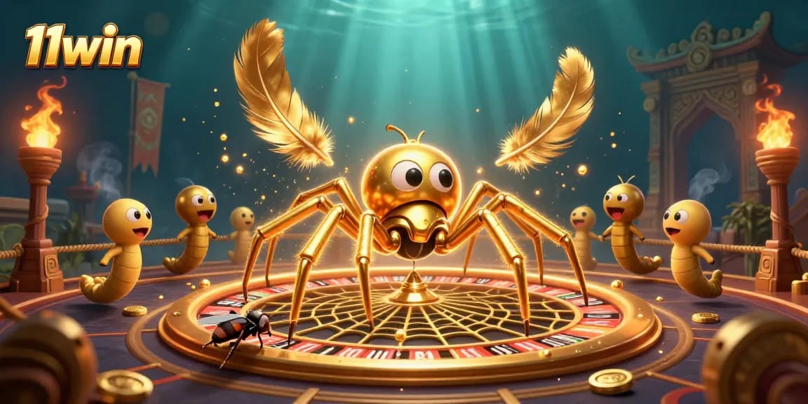 Experience thrilling bets at 11win with a roulette-themed illustration featuring exciting casino elements.