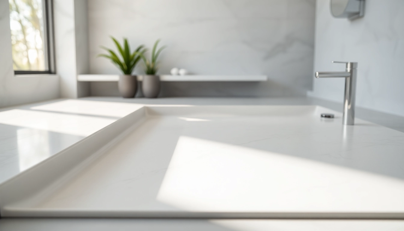 Explore a beautifully designed 800 x 800 shower base showcasing modern elegance and polished texture.