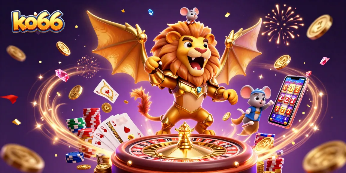 Experience the thrill of ko66 with roaring chimera and vibrant casino elements!