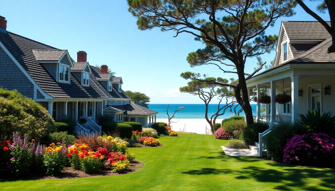 Explore stunning cape cod homes surrounded by lush gardens and serene coastal views.