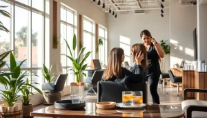 Aveda salon San Diego offering relaxing and professional hair services, featuring skilled stylists and a soothing atmosphere.