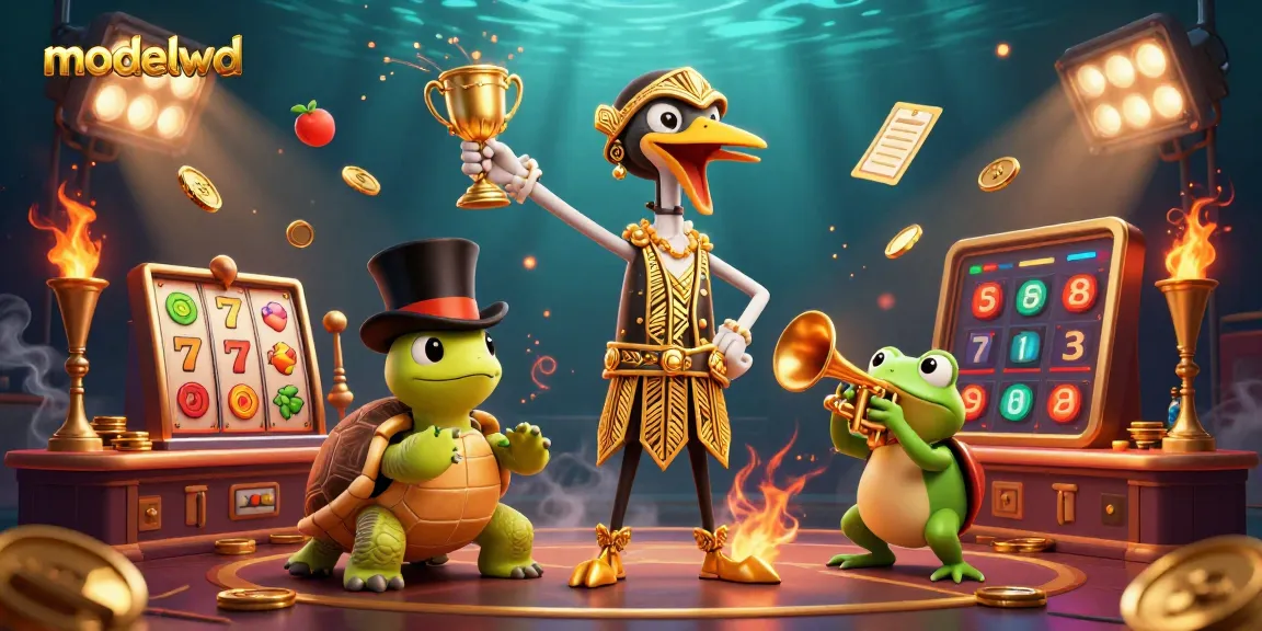 Experience the thrill of jackpots at modalwd with vibrant slot reels and playful characters.